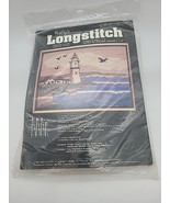 NOS Vtg &#39;81 Kelly&#39;s Longstitch Needlepoint Kit 1006 Light House Phare Pe... - $37.44 CAD