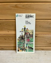 Vintage Quebec Tourist Map 1984 Canada - $560.44 MXN