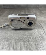 Olympus Stylus 300 3.2 MP Digital Camera Silver AS IS FOR PARTS - £12.31 GBP