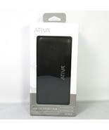Ativa USB 2.0 7-Port Hub 434-959 Black New In Box Sealed - £22.01 GBP
