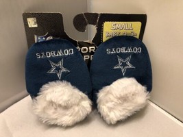 Cowboys Infant  Slippers Baby Size Small 0-3 Months Blue - £12.52 GBP