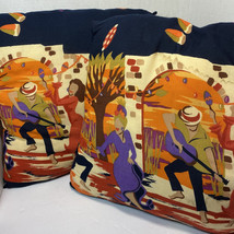 Flamenco Dancers Pillows 16” Set of Two Cotton Blend Decorative Accent Throw VTG - £14.93 GBP