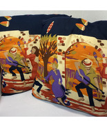 Flamenco Dancers Pillows 16” Set of Two Cotton Blend Decorative Accent T... - £14.97 GBP