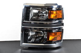 2019-2024 Chevrolet Silverado 4500 5500 6500 Halogen CHROME Headlight Le... - $296.01