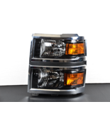 2019-2024 Chevrolet Silverado 4500 5500 6500 Halogen CHROME Headlight Left OEM - $296.01