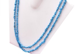 AAR Jewels Traditional Unisex Simulated Turquoise Beaded Style Women Necklace - £21.40 GBP