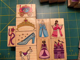 Princess Rubber Stamp Set #28 - £4.76 GBP