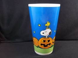 Snoopy Halloween tapered latte mug bats &amp; jack o&#39; lanterns 14 oz - £6.03 GBP