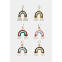 Vibrant Tassel Keychain Set - Cotton Imported Wow! - $18.95