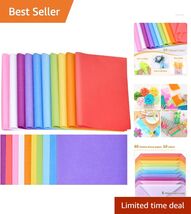 14x20 Multicolor Tissue Paper Pack of 60 - Ideal for Parties and Decorat... - $14.80