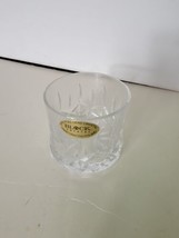 Vintage Lead Crystal Drinking Glass Block 24% Full Lead Hand Crafted In Poland - £27.35 GBP