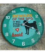 Beware of Dog It Will Steal Your Heart Wall Clock, Free Shipping - £24.58 GBP