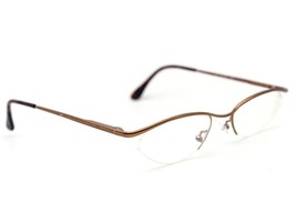 Gucci Eyeglasses GG 1293 6GK Bronze Half Rim Metal Frame Italy 52[]18 140 - $79.99