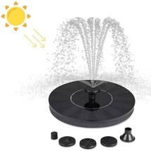 Solar Powered Birdbath to Water Fountain Kit with 4 Nozzle Heads - $115.49