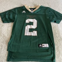 Adidas CSU Rams Football Boys Green Short Sleeve Jersey 2 Medium 10-12 - $16.72 CAD