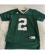 Adidas CSU Rams Football Boys Green Short Sleeve Jersey 2 Medium 10-12 - $16.78 CAD