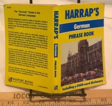 Harrap&#39;s German Phrase Book (1989 Pocket-sized Paperback) - £24.48 GBP