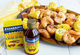 Zatarain&#39;s Shrimp Crab &amp; Crawfish Boil Cajun Seasoning Liquid Bottle Powder Bag - £12.59 GBP+