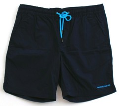 Calvin Klein Jeans Dark Blue Flat Front Drawstring Casual Shorts Men&#39;s NWT - £54.85 GBP