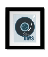 Glory Days - Song Lyrics Classic Rock Music Art Poster Print, Canvas or ... - $25.79 CAD+