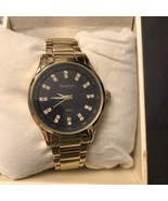 Armitron Women&#39;s Japanese Quartz Watch Stainless Steel Strap, Gold, Blac... - $40.75 CAD