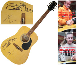 Tim McGraw &amp; Faith Hill Signed Full Size Acoustic Guitar COA Proof Autog... - £1,582.71 GBP