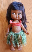 Shiba Japan Hula Doll Vintage Hawaiian Culture Excellent Condition 8 Inches - £65.04 GBP