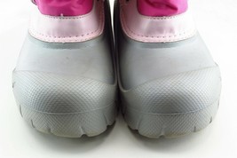 Crocs Youth Girls Shoes Size 3 M Pink Snow Boot Synthetic - £19.50 GBP