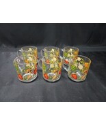 Mid Century Modern Spice of Life Mushroom Vegetable Garden Set Of 6 Glasses - $40.65 CAD Mid Century Modern Spice of Life Mushroom Vegetable Garden Set Of 6 Glasses - $40.65 CAD