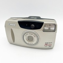 Canon Sure Shot 76 Zoom 35mm Point &amp; Shoot Film Camera Works Some Markings - $39.99