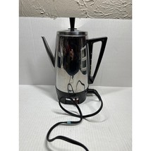 Vintage 12 Cup Fostoria Stainless Steel Percolator Coffee Maker Pot #431013 - $43.95