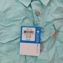 Columbia Bonehead Youth/Boys Mint Green Short Sleeve Shirt Size XL (18/20) image 5