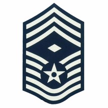 USAF E-9 Chief Master Sergeant CMS Decal - Veteran Owned Business - $4.39