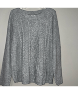 Women’s Croft And Barrow Size XXL Pullover Sweater Grey - €8,45 EUR