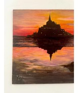 Vintage 1970s Castle Island Painting 10x14&quot; - £20.53 GBP