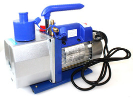 Single Stage 7 CFM 1/2 HP Rotary Vane Deep Vacuum Pump 110V 60Hz HVAC AC Tool - £97.76 GBP