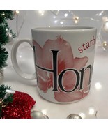 Starbucks Hong Kong City Mug Collector Series 2003 Red Orchid Large White - $361.50 MXN