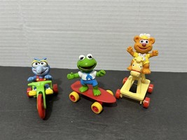 VTG 1986 Muppet Babies - McDonalds Happy Meal Toy LOT Kermit Fozzie Bear Gonzo - £10.73 GBP