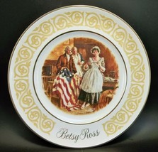 Vintage Betsy Ross Plate Enoch Wedgwood England Patriot 1973 Avon  - £7.85 GBP