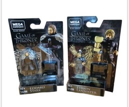 Bundle of 2 MEGA CONSTRUX-Black series-Game of Thrones Figures-Stark &amp; L... - £20.99 GBP