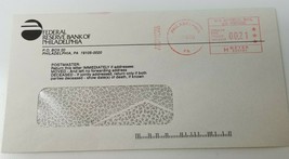 Federal Reserve Bank of Philadelphia Empty Business Envelope Postmarked 1989 - £9.72 GBP