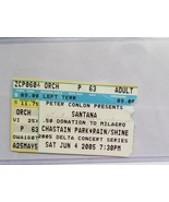 CARLOS SANTANA - VINTAGE 2005 CONCERT TOUR TICKET STUB - $10.00
