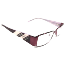 Vogue Eyeglasses Frames VO 3603-B 812 Purple Rectangular Crystals 52-16-135 - £14.76 GBP