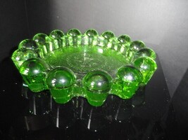 Luminoso Green Glass Ashtray Gorgeous 10" Diameter NIB image 11