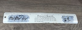 Peace On Earth Vintage John 4:9 #V6006 W/ Illustrations Metal Ruler - $174.87 MXN