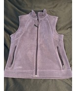 Columbia Women&#39;s Purple Full Zip Fleece Vest Size Medium Outdoors Hiking... - $10.23