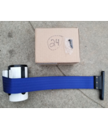 Tensabarrier White w/ a Blue Belt Barrier - $54.28 CAD