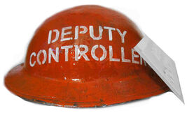 Civil Defence ARP Deputy Controller Helmet Stencil WW2 - $13.00