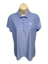 Nike Golf New York Yankees Womens Large Blue Collar Shirt - £19.78 GBP