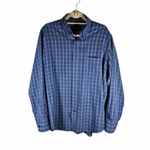 Bugatchi Uomo Men's Button Down Long Sleeve Plaid Shirt Blues Size Large - $23.43 Bugatchi Uomo Men's Button Down Long Sleeve Plaid Shirt Blues Size Large - $23.43